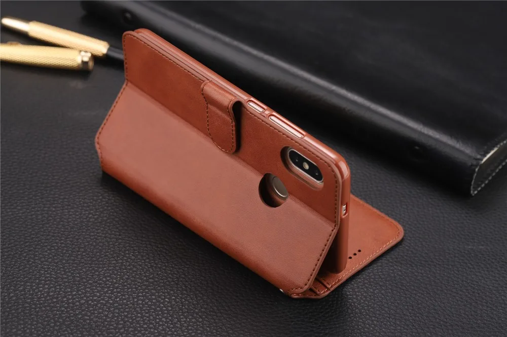 Роскошный кожаный чехол-бумажник для Xiaomi Redmi Note 5 note5 Pro, держатель для карт, подставка, флип-чехол, Redmi Note 5, чехол, силиконовая задняя крышка