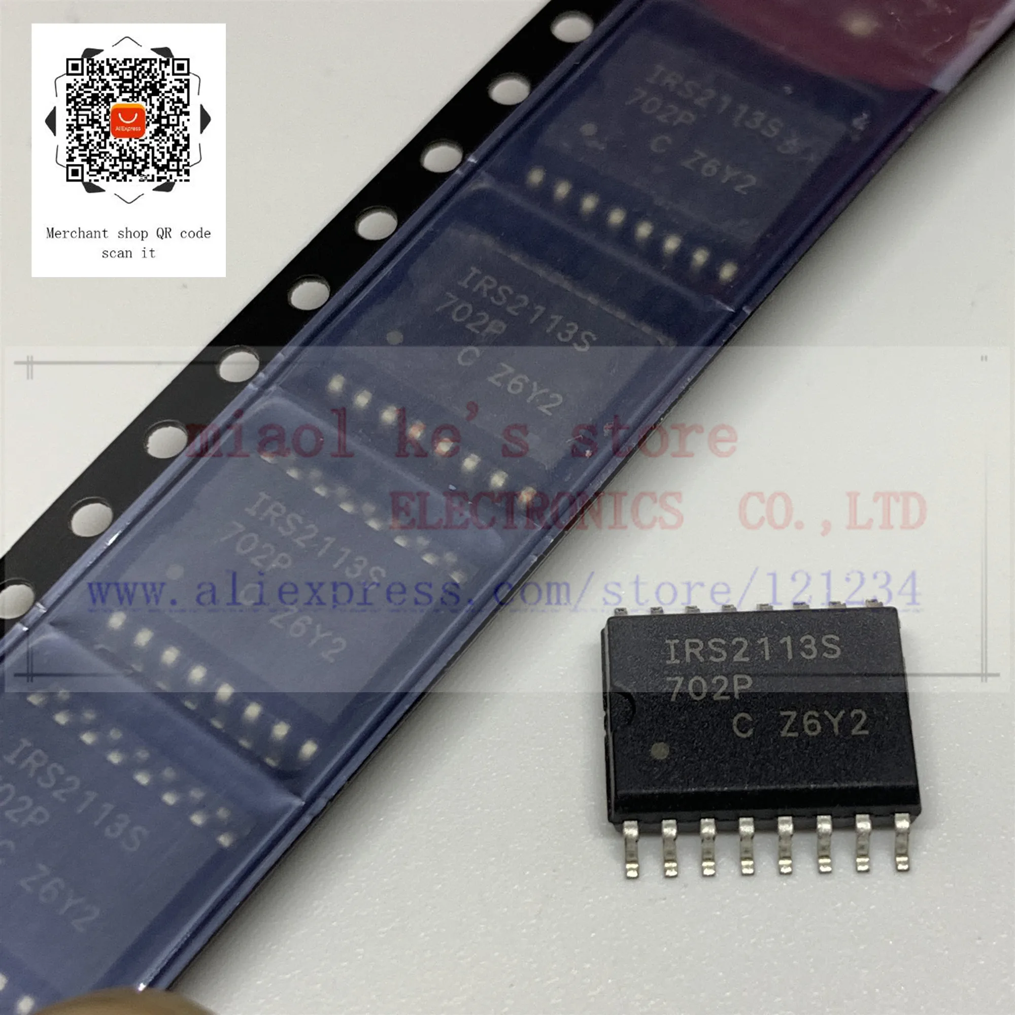 

[5pcs-10pcs] 100%New original; IRS2113STRPBF IRS2113SPBF IRS2113S - IGBT N-channel MOSFET IC DRIVER HIGH/LOW SIDE 16-SOIC