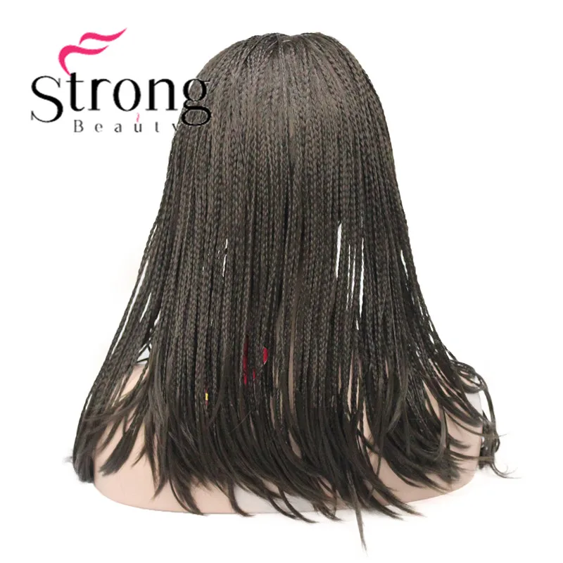 StrongBeauty длинные коричневые, светлые плетеные Жаростойкие парик с головной повязкой синтетические парики