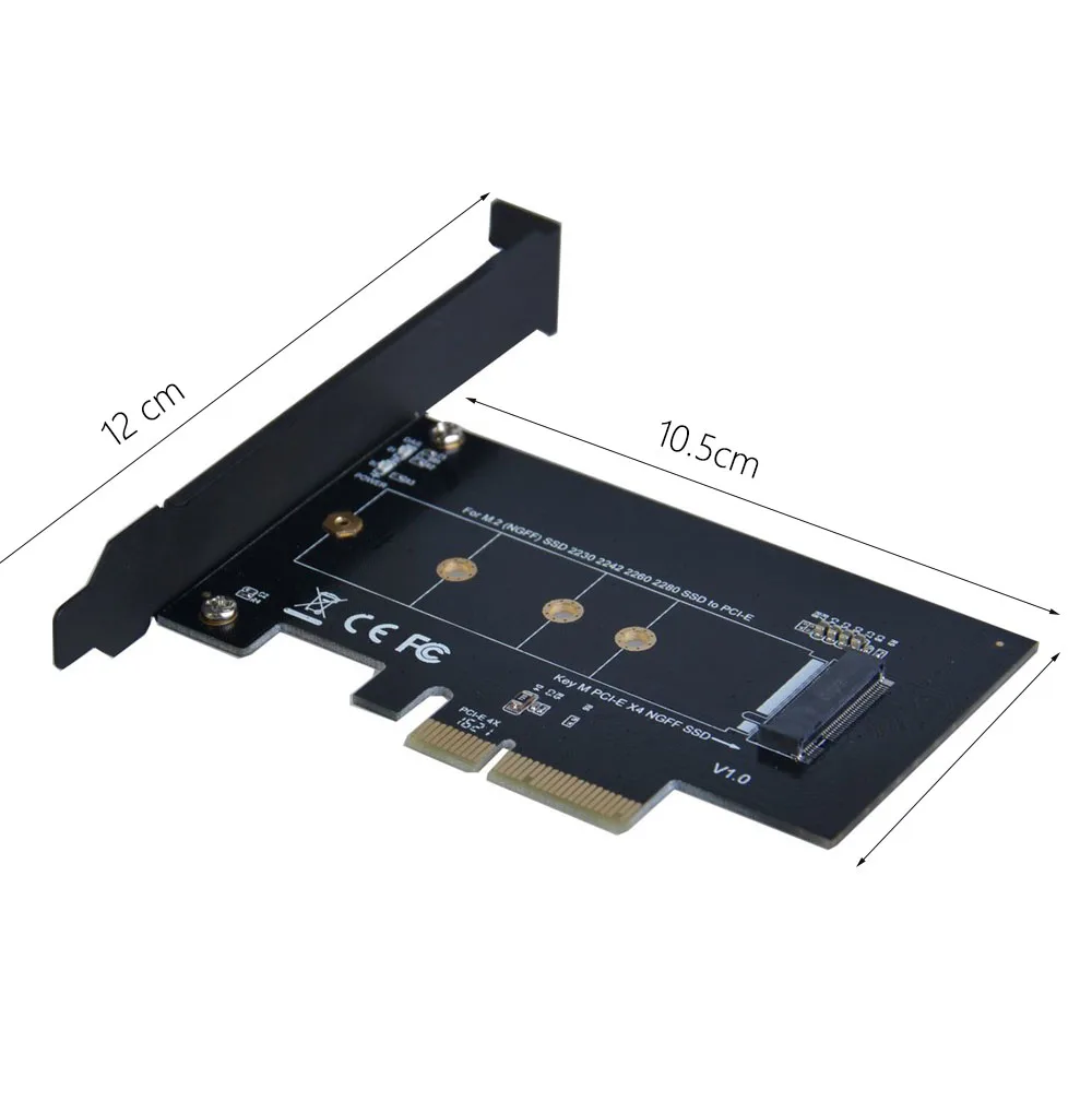 M.2 NVMe SSD NGFF к PCIE X4 адаптер M карта интерфейса поддержка PCI Express 3 0 2230 2280 Размер полная