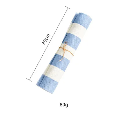 Шикарный коврик для столовых приборов из ПВХ в полоску обеденного стола