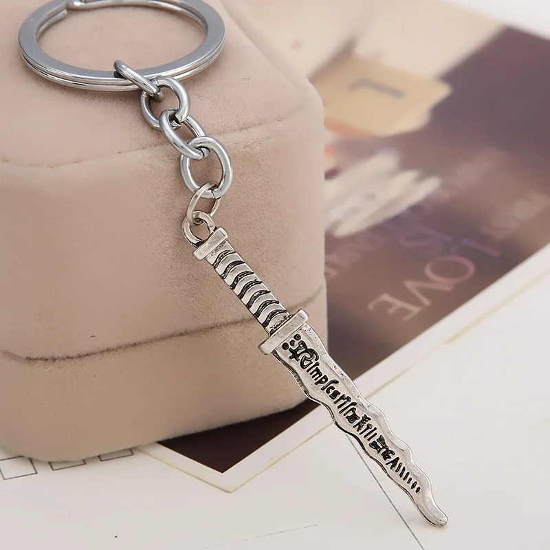 Новинка 2015 белоснежный брелок Once Upon A Time Rumpelstiltskin Dagger античная серебряная