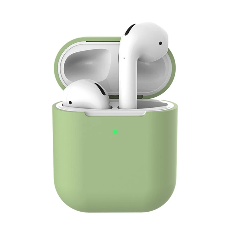 H Силиконовый чехол для AirPods 2 Bluetooth наушники беспроводные наушники для Apple AirPods защитный чехол s Чехол Для Air Pods 2 Airpod2 - Цвет: H