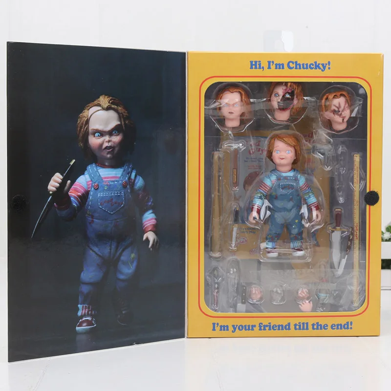 Кукла NECA Чаки детская игра ужасы кукла ПВХ фигурка Коллекционная модель игрушки