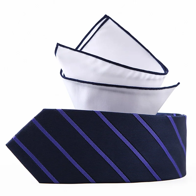 SST-009 tie set Портной Смит классический формальный галстук мужской роскошный ручной работы натуральный чистый шелк Тканый Жаккардовый полосатый галстук - Цвет: SST-009 tie set