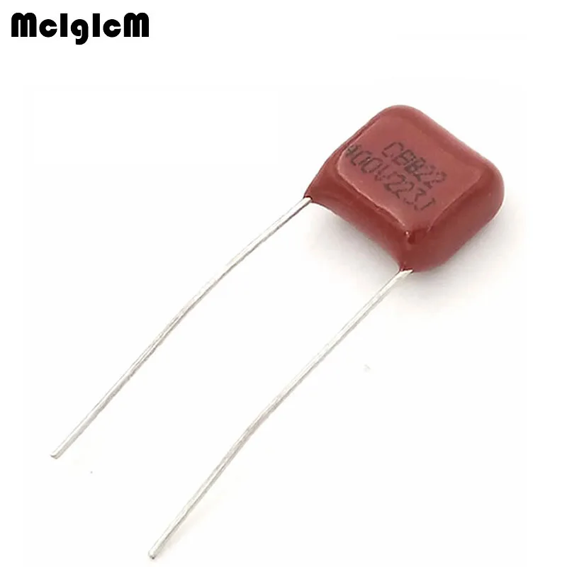 MCIGICM 1000 шт. 22nF 223 400V CBB полипропиленовый пленочный конденсатор с алюминиевой