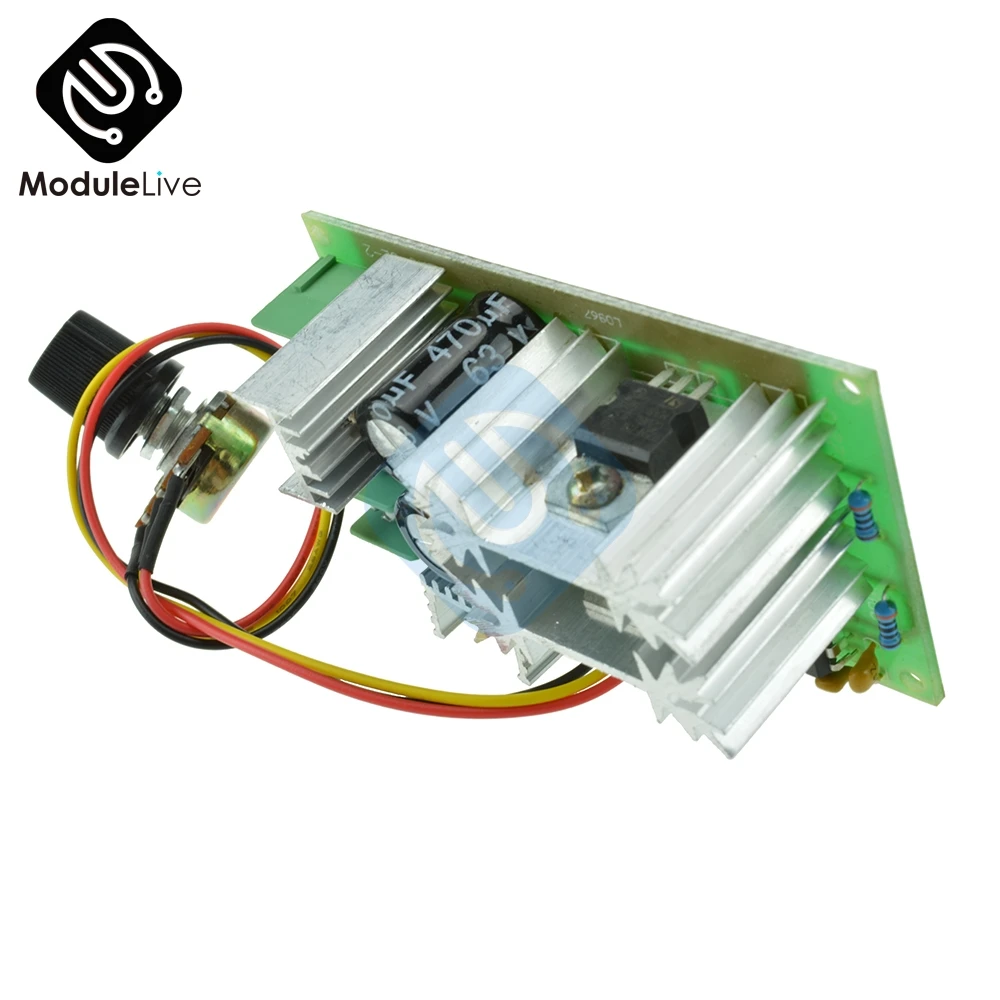 DC10-60V DC 10-60 в регулятор скорости двигателя ШИМ переключатель регулятора скорости двигателя 20A регулятор тока высокой мощности приводного модуля