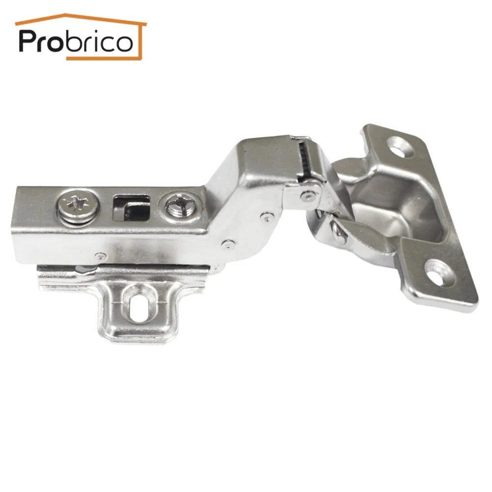 Probrico 1 шт. мягкая петля для кухонного шкафа CHR073HC скрытая двери вставка мебельные