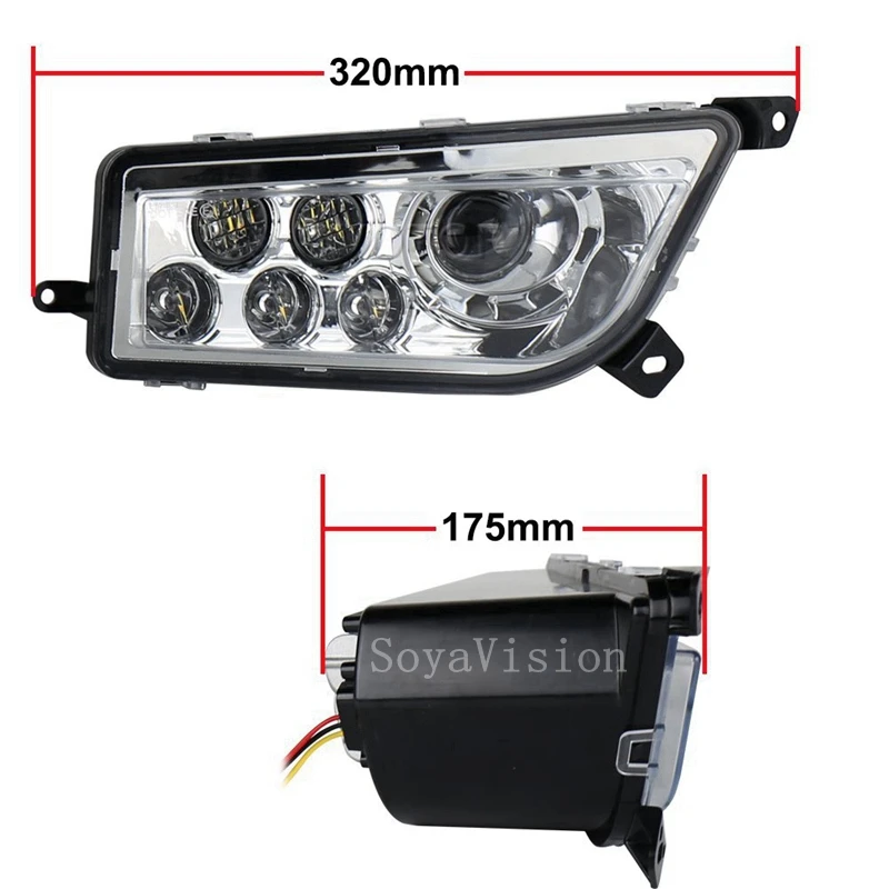 Для Polaris RZR аксессуары ATV светодиодные фары комплект для 2014-2016 900 XP 4 Turbo 1000 налобный