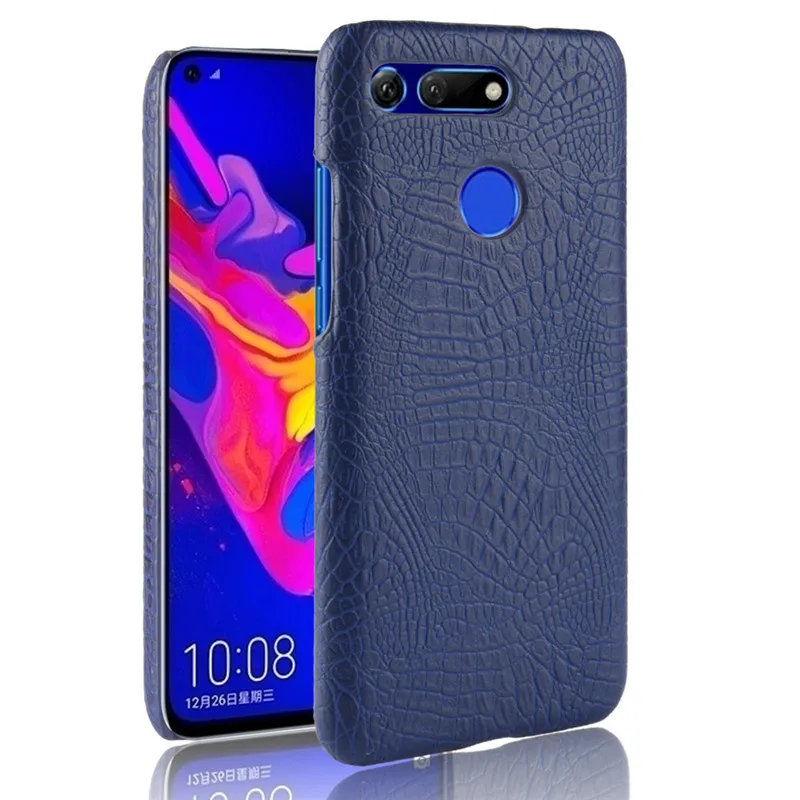 Huawei Honor View 20 phone bag case V20 Luxury Crocodile Skin PU leather Protective Case Cover For |
