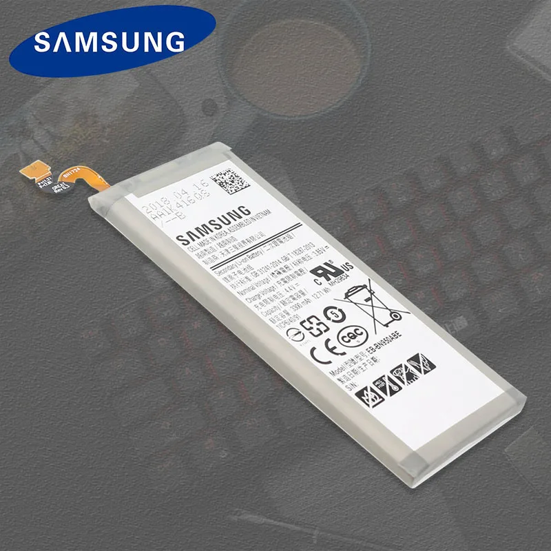 100% Оригинальный Новый samsung Note 8 Аккумулятор для N950 N950F N950U N950N EB BN950ABE 3300 мАч