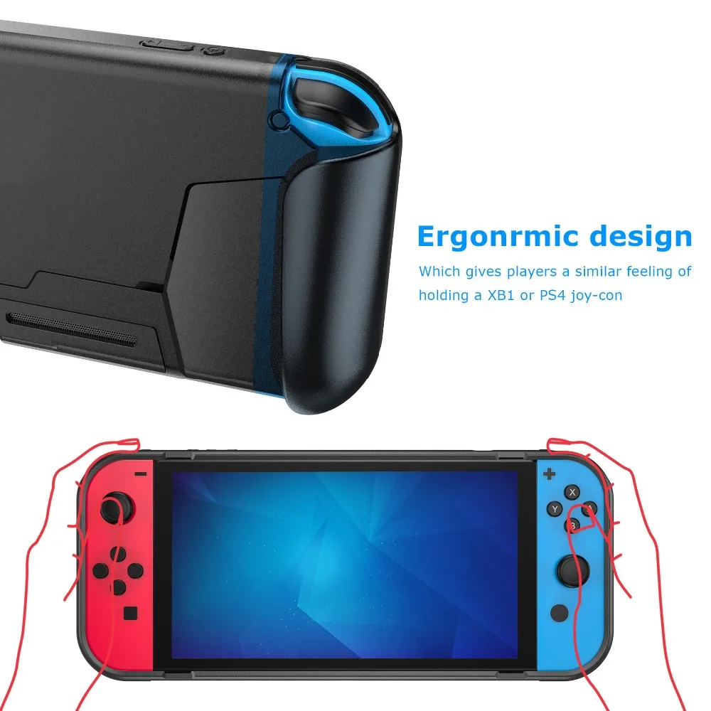 Аксессуары для Nintendo Switch защитный чехол жесткая подставка водонепроницаемая