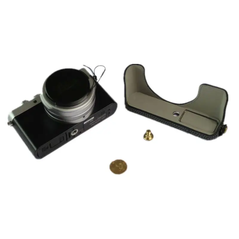 Черный/Coffe камера из натуральной кожи чехол для Leica D-LUX 7 D7 нижние крышки камеры Hald