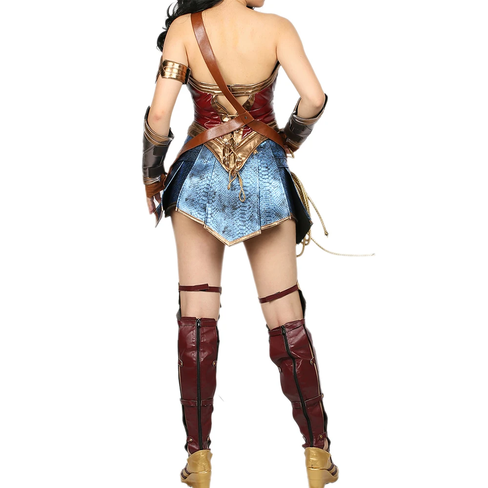 Coslive дизайн Хэллоуин фильм Косплэй Маскарадный костюм Чудо-женщины Lady Superhero полная экипировка для Canival вечерние Show