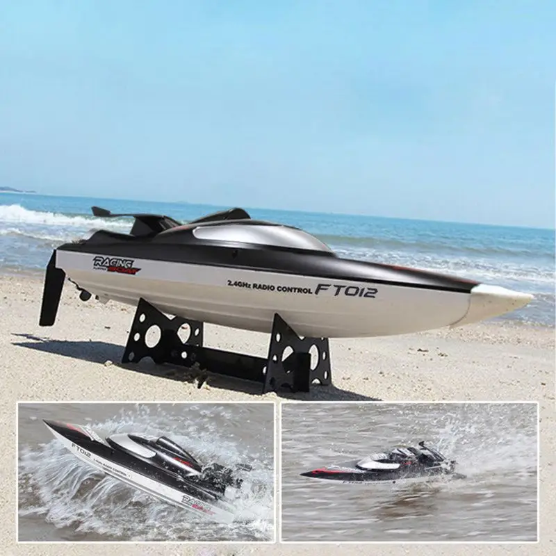 Feilun FT012 2,4G RC лодка 45 км/ч высокоскоростная гоночная лодка Скорость корабль с бесщеточным Мотором система водяного охлаждения перевернутый RTR