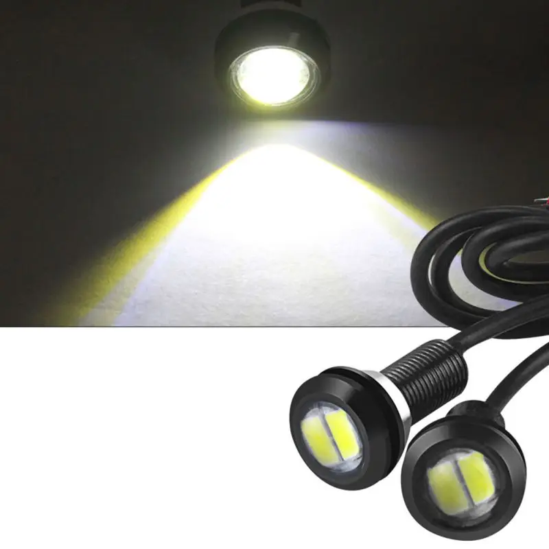 Горячая 2 шт./компл. 12 В Hawkeye LED стробоскопические огни автомобиля 2SMD винтовые