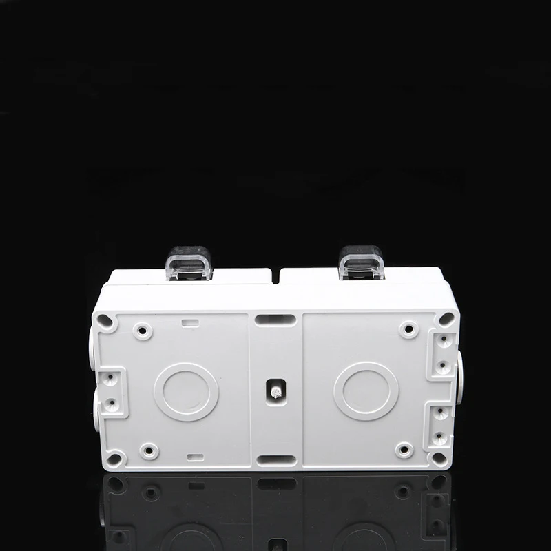 Водонепроницаемая электрическая розетка IP66 110 ~ 250 В переменного тока 13 А 2 бита