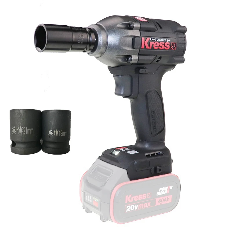 New arrival Germany Kress tool 20V Brushless Motor electric cordless impact wrench KU270 1/2'' inch only | Инструменты