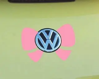 fashion design Funny bowknot vinyl wall car sticker custom made decoration colorful wallpaper logo | Дом и сад