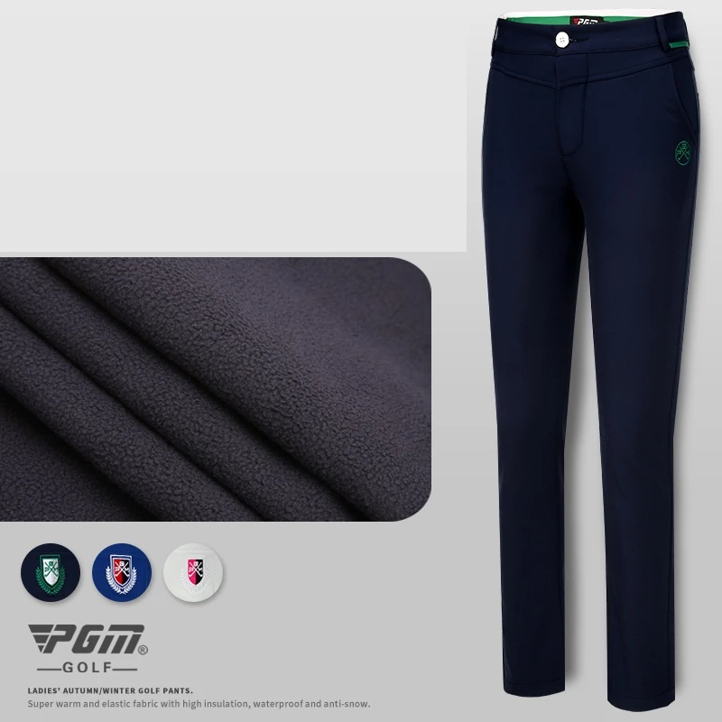 Pgm женские брюки для гольфа на осень и зиму весенние высокая эластичность