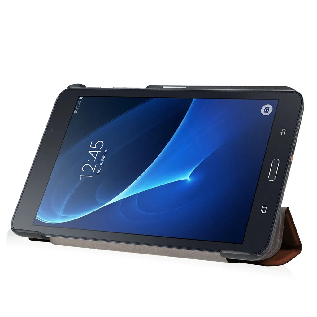 Ультратонкий чехол для смартфона разноцветный Samsung Galaxy Tab A 7 дюймов откидной