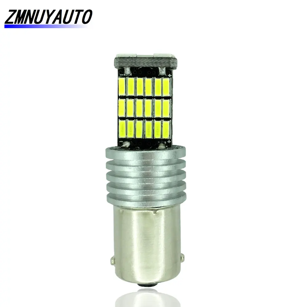 1157 светодисветодиодный P21/5 Вт BAY15D P21W 1156 BA15S светодиодный ная лампа 4014 45SMD