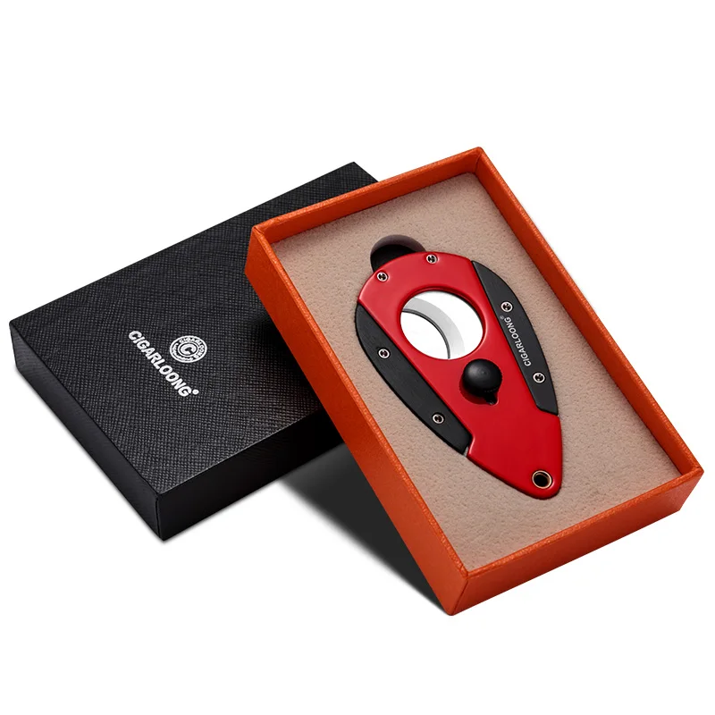 [Ссылка со скидкой] CIAGARLOONG роскошный резак для сигар портативные ножницы нож