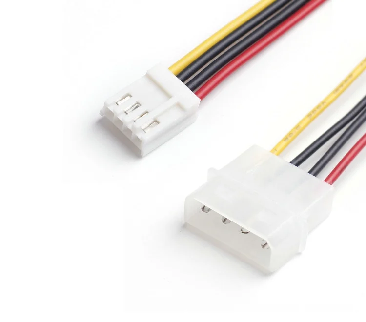 Внутренний кабель питания для компьютера ПК 20 шт./лот 4 контакта Molex 5 25 штекер 3