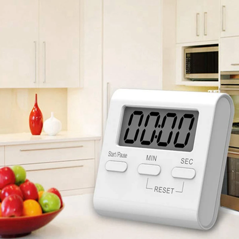 3 Pack Digital Kitchen Timer Small Cooking Big Digits Strong Magnet Backing Loud Alarm Memory Function On/Off Switch | Дом и сад