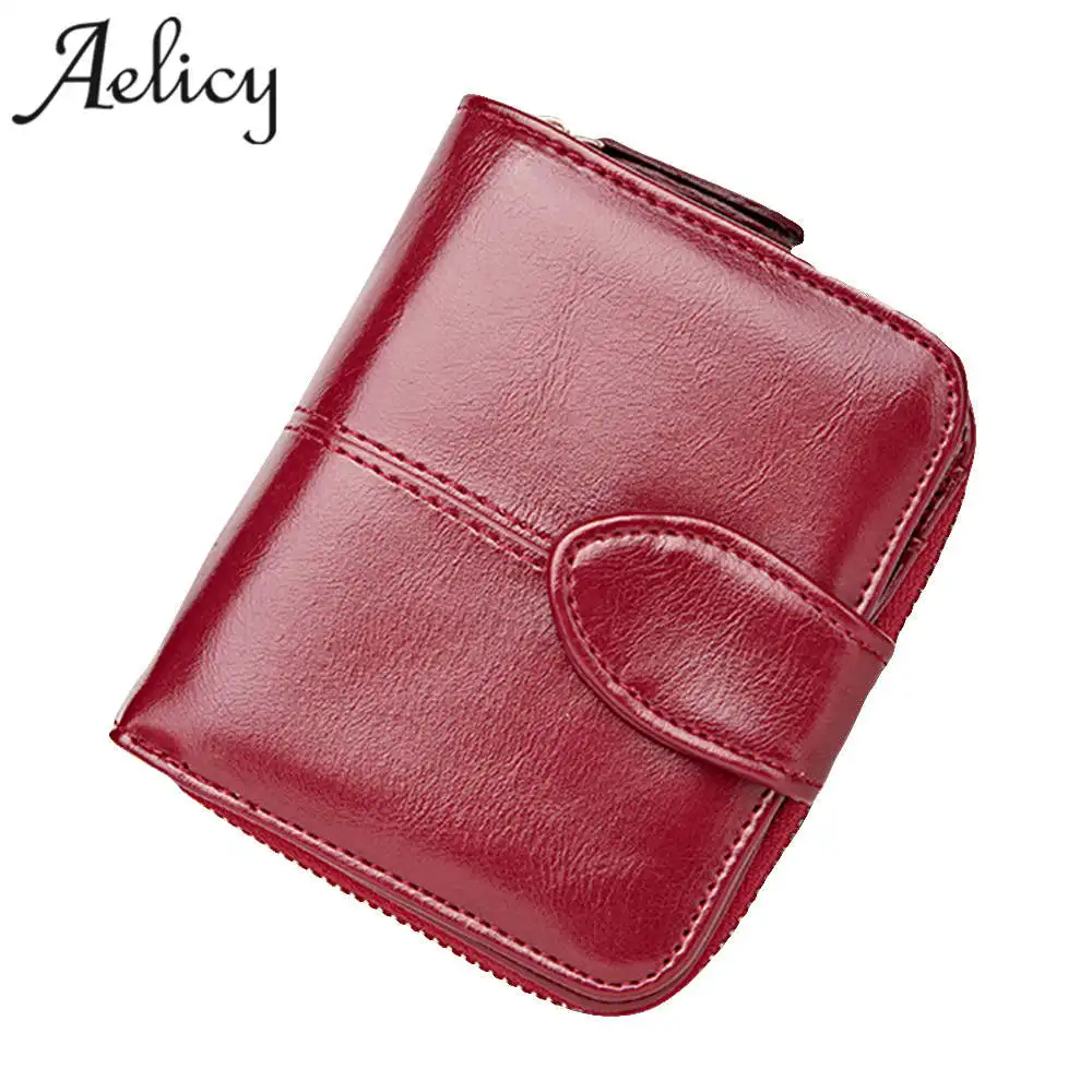 Модный кошелек Aelicy женский Женский высокого качества Кожаный