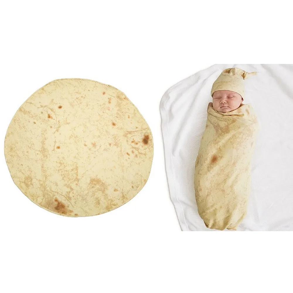 Забавное детское одеяло Tortilla мягкий хлопковый Конверт для новорожденных