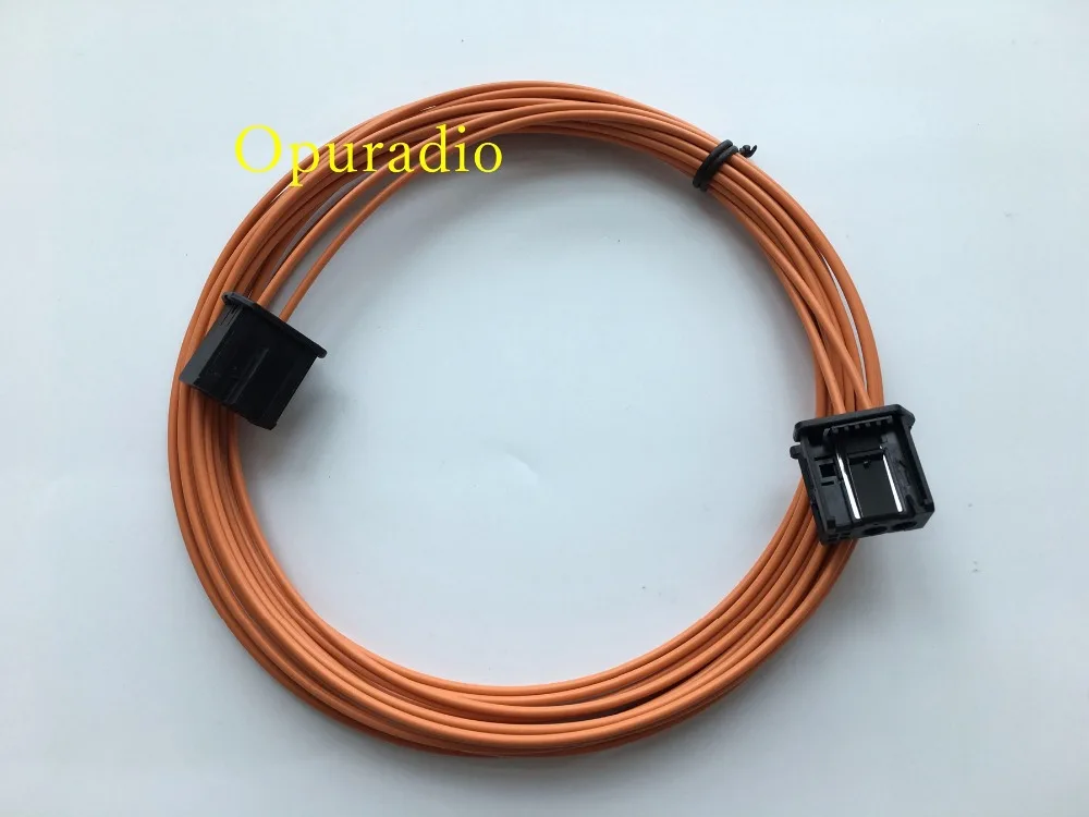Free shipping optical fiber cable most 400CM for BWMN AU-DI AMP Bluetooth car GPS nbt cic 2g 3g 3g+ | Электроника