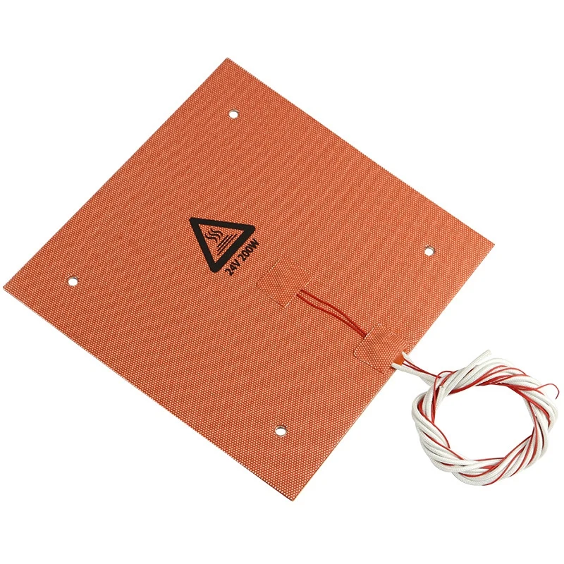 3D принтер аксессуары Ender 3 235x235Mm 24V 200W Горячая платформой кровати силиконовый