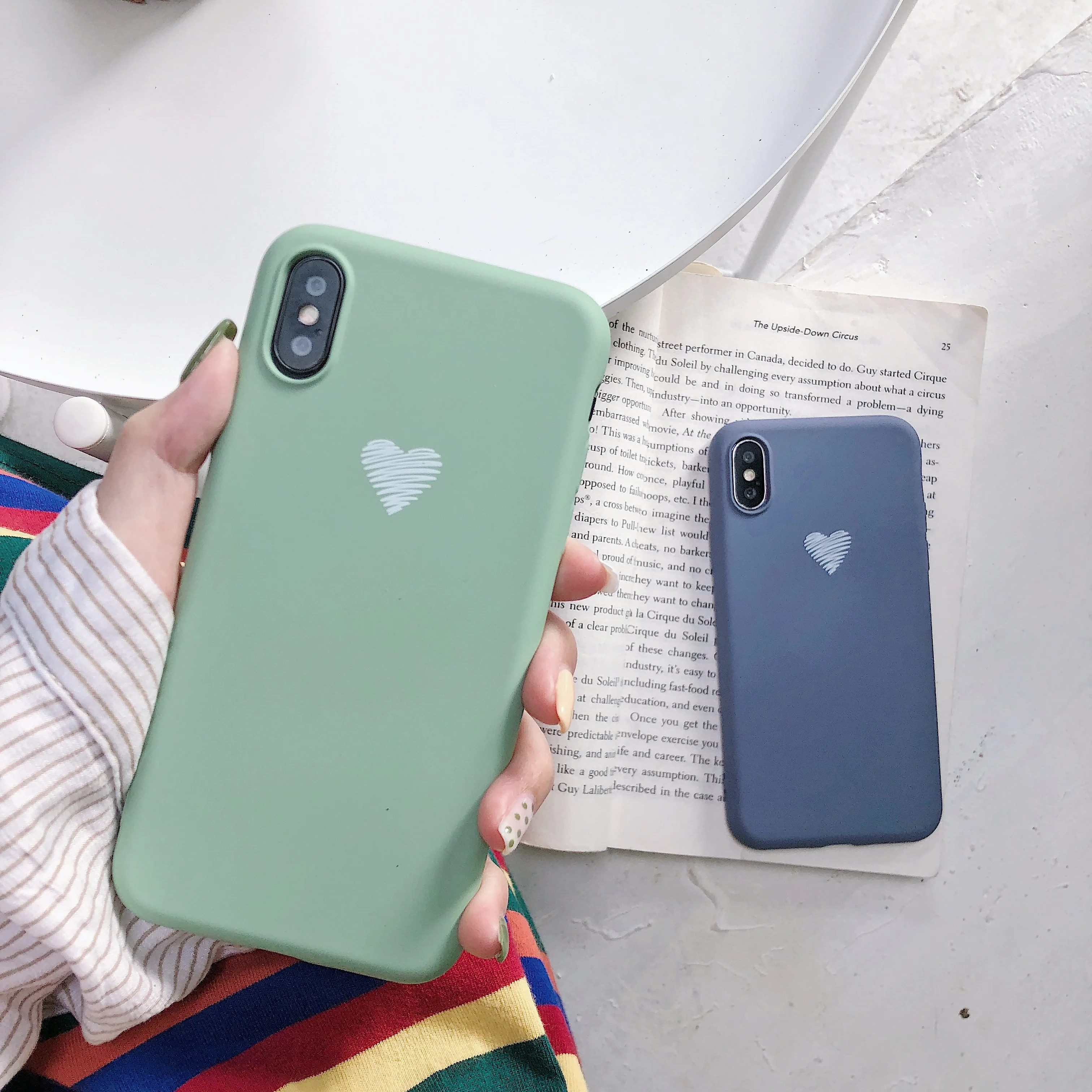 PIXIU высококачественный чехол для iPhone 6 7 Plus X XR XS Max простой однотонный силиконовый