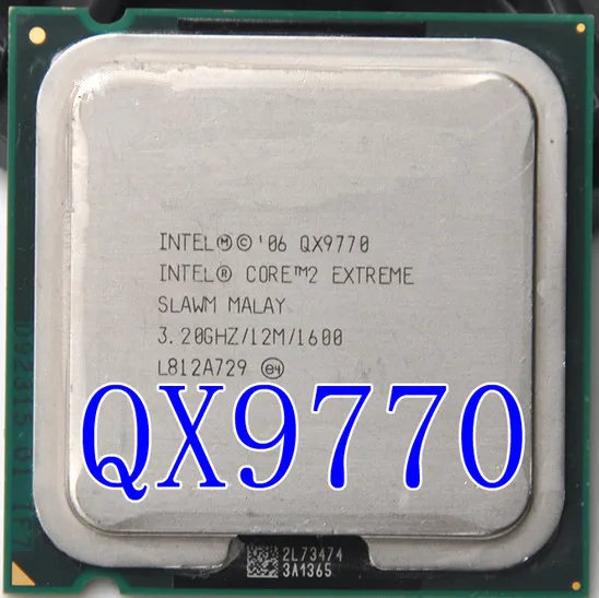 Процессор Intel Core 2 Extreme QX9770 qx9770 12мб кэш-памяти 3 ГГц 1600 МГц FSB LGA775 - купить по выгодной