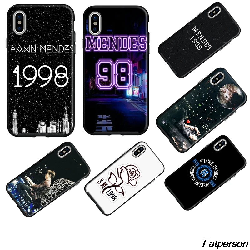Shawn Mendes черный мягкий силиконовый чехол для телефона из ТПУ Apple iPhone X10 8plus 7 7plus 6s 6plus
