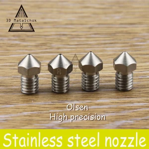 Нагреватель Ultimaker 2 UM2 +, 4 шт., блок Olsson Hotend, сопло из нержавеющей стали 0,250,40,60,8 мм для нити 1,753 мм