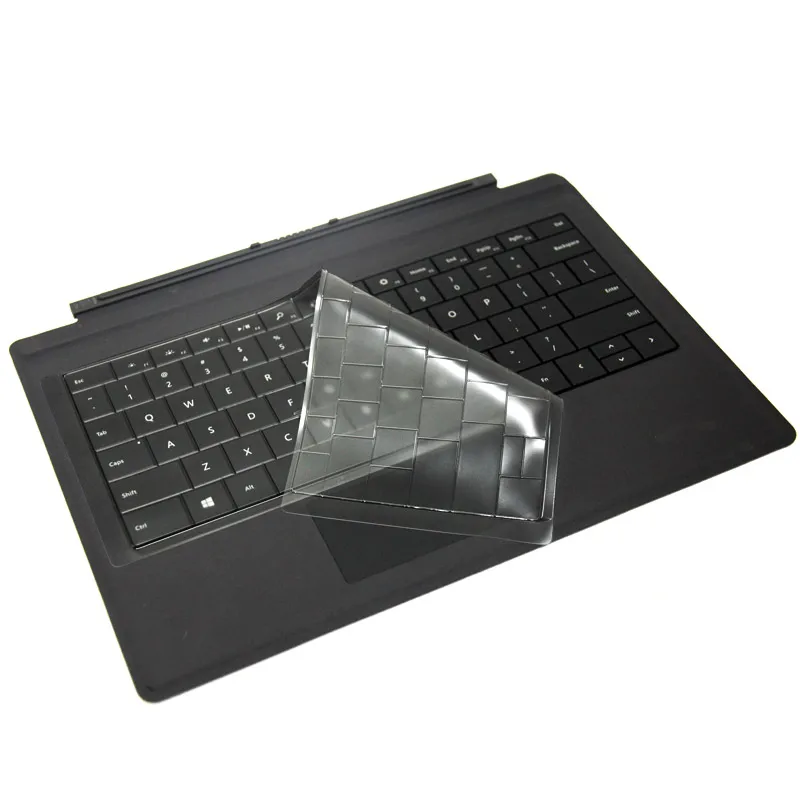 Для Microsoft Surface Pro 3 12 ''Surface Клавиатура для ноутбука Прозрачная силиконовая