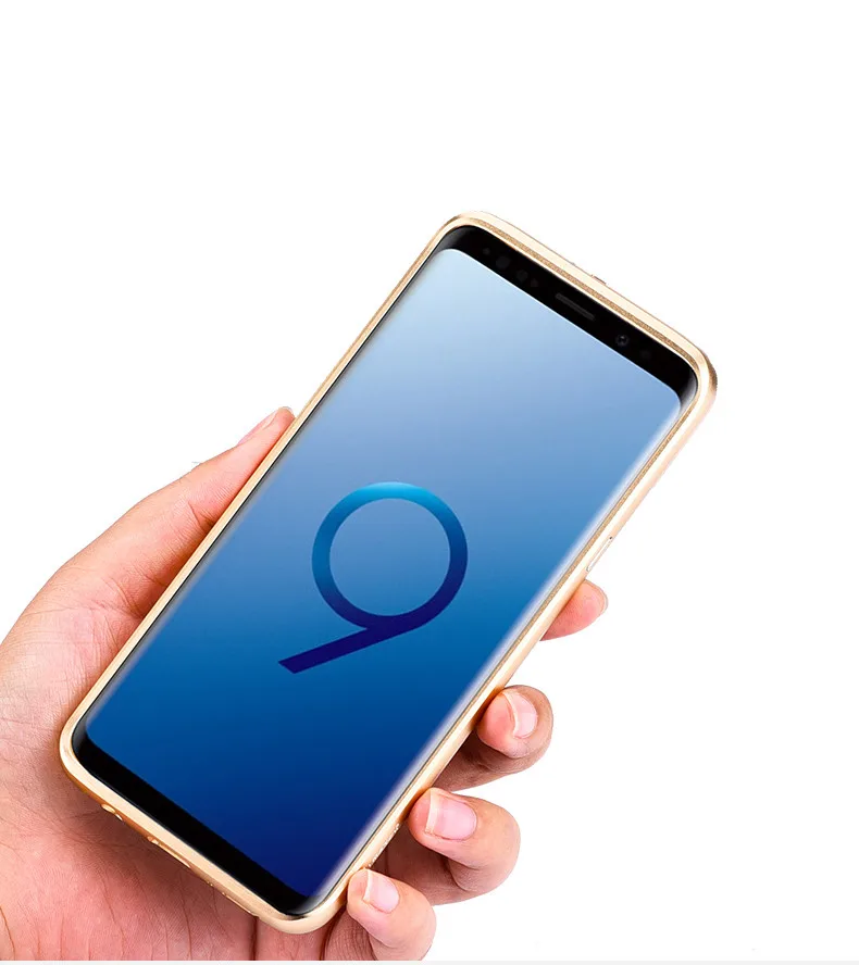 Для samsung Galaxy S9/S8 Plus чехол Роскошный металлический алюминиевый бампер чехол из углеродного волокна Защитный чехол s для samsung Galaxy S9 S8 чехол
