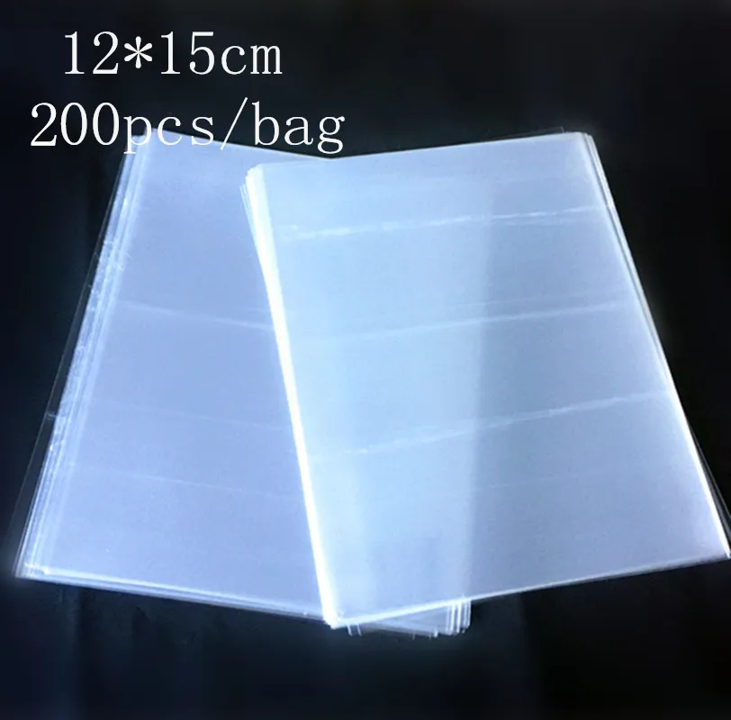 Free Shipping Bakery Package bag Transparent Flat Polybag Ice Cream Packing Bag Food/Cake/Bread Pouch 12*15cm 200pcs/lot | Дом и сад