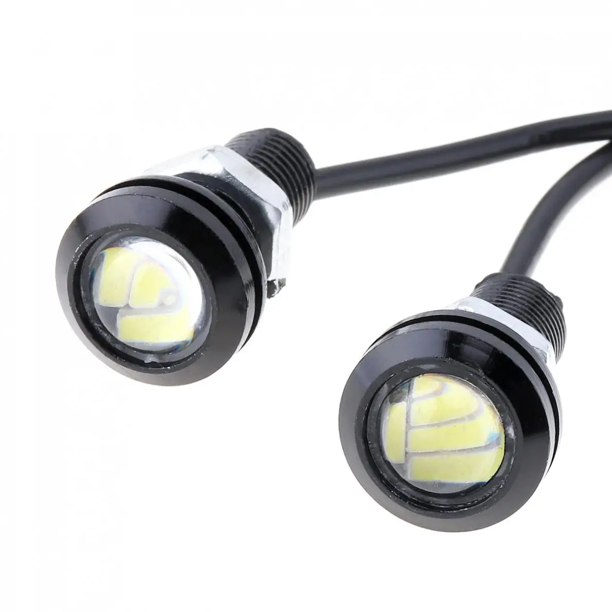 10 шт./лот 12 в 18 мм 4014 SMD светодиодные фары Орлиный глаз Высокая мощность авто