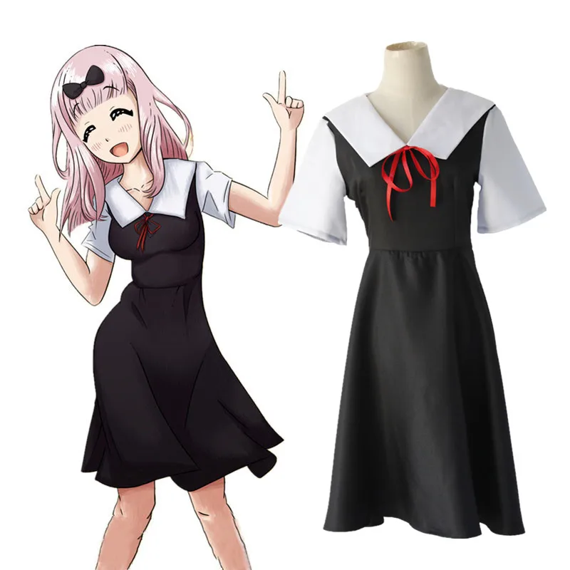 Аниме Kaguya sama: Love is War Косплей Chika Fujiwara Shinomiya костюм Хэллоуин вечевечерние НКА
