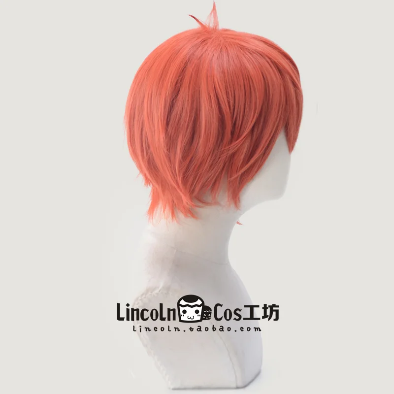 IDOLiSH7 NANASE RIKU парик для косплея оранжевый красный синтетические волосы Хэллоуина