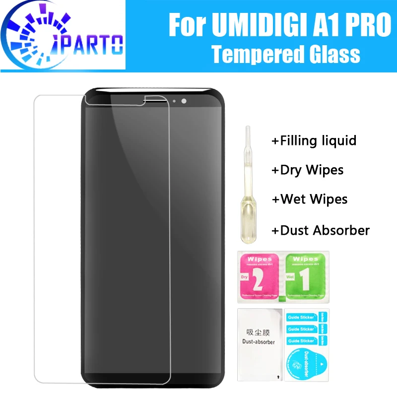 UMIDIGI A1 PRO закаленное стекло 100% хорошее качество премиум 9H Защитная пленка для