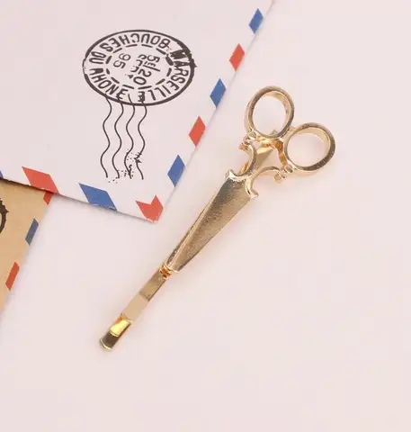 Модные металлические заколки для волос в форме листа, заколки для волос, заколка для волос, когти для женщин и девочек, трендовые очаровательные ножницы