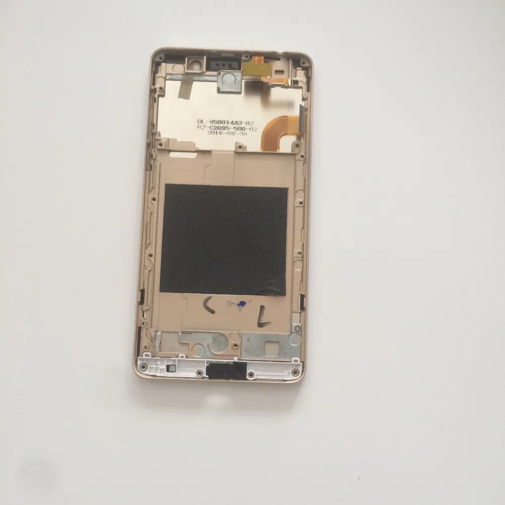 Б/у ЖК-экран + сенсорный экран рамка для Leagoo M5 MTK6580 1 3 ГГц четырехъядерный 5 0 дюйма