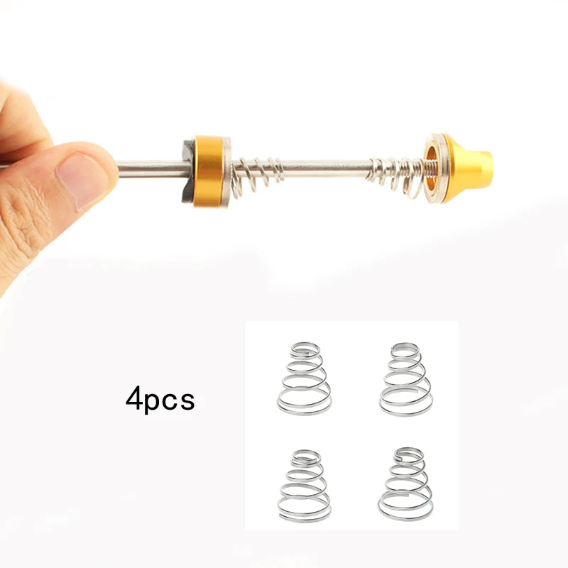 4 шт. велосипед центром Quick Release рычаг Весна Велоспорт Нержавеющая сталь