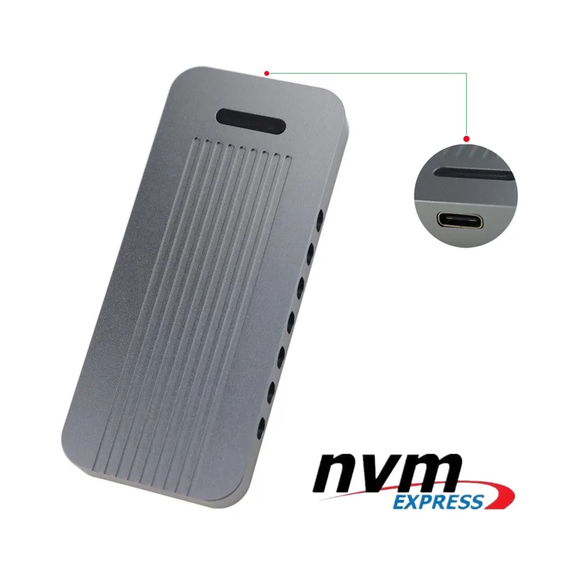 Алюминиевый внешний M.2 до 10 Гбит/с USB 3 1 Тип C NVMe PCIe 0 SSD корпус M ключ NGFF