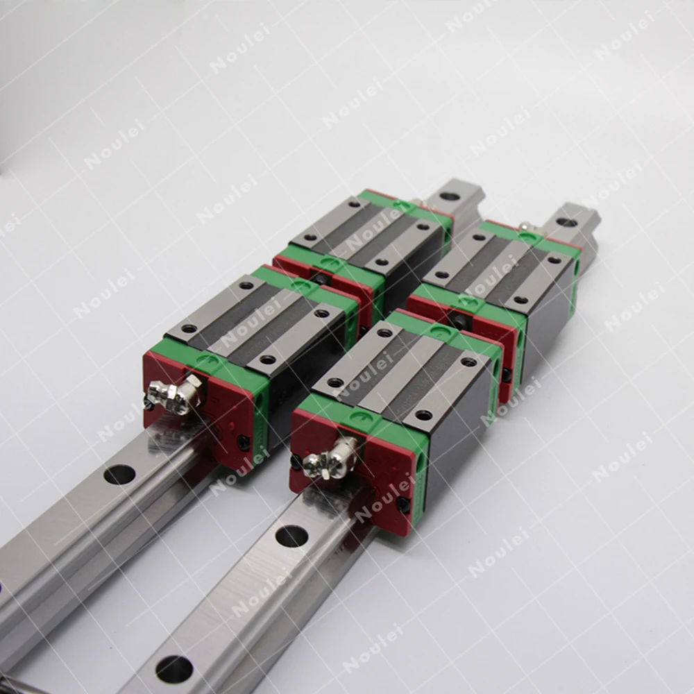 Комплект линейных направляющих движения Noulei 2 шт. HGR20 CNC + 4 HGH20CA рельсовых