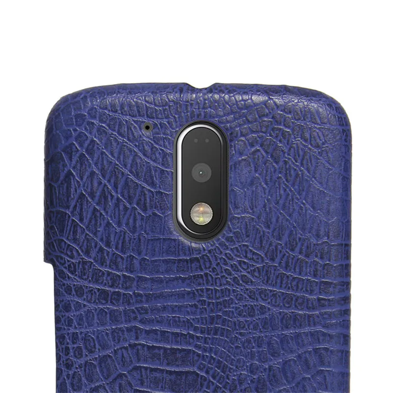 Чехол для Motorola Moto G4 Plus задняя крышка из жесткой искусственной кожи G 4 XT1622 XT1625 MotoG4